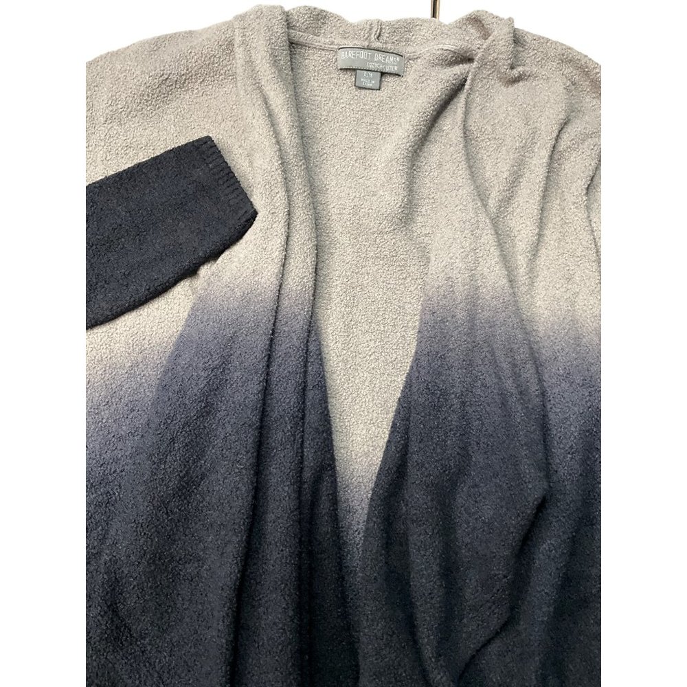 Barefoot Dreams S/M‎ CozybChic Lite Gray to Black ombre